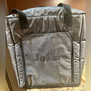Thirty-One Insulated Tote Bag With Wine Accessories- NWOT